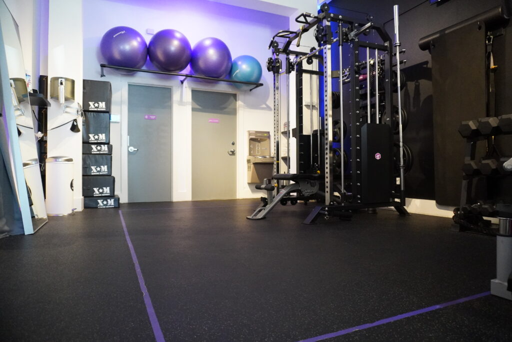 A private personal training studio at Trainability in the Mission, San Francisco